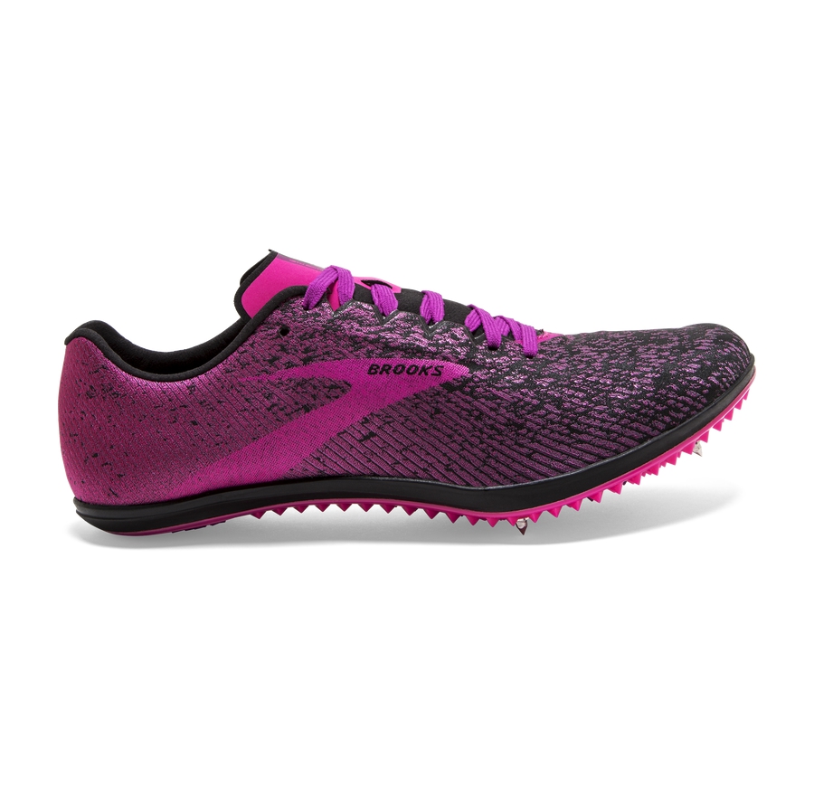 Brooks Womens Running Shoes Nz - Mach 19 Spike Pink/Black ( EMGQN5493 )